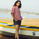 100% Cotton Hand Block Printed Boyfriend T-shirt